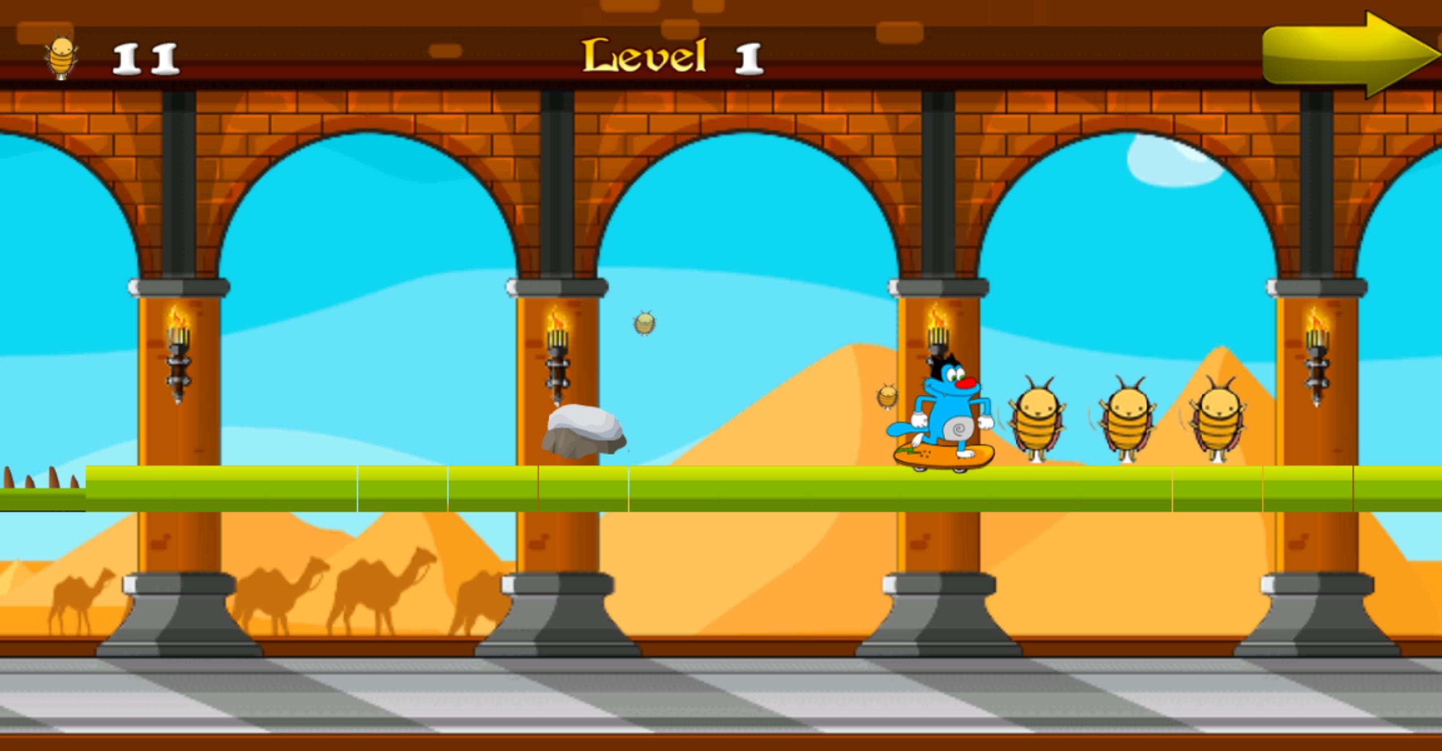 Oggy Action Skater 2016