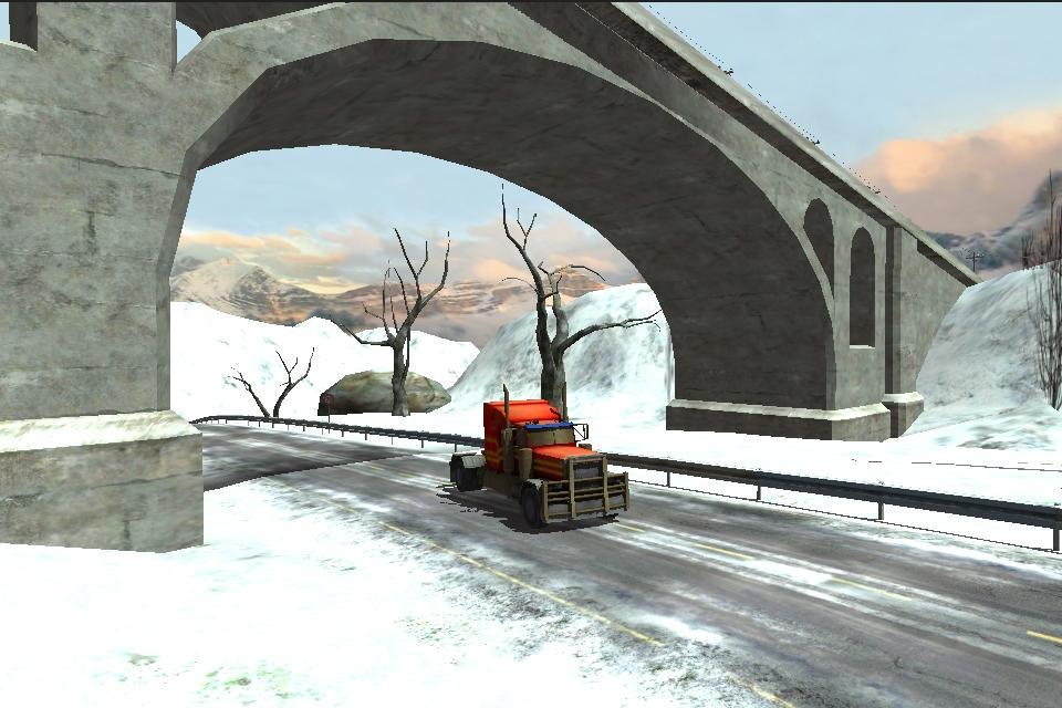Snow Truck Car Racing