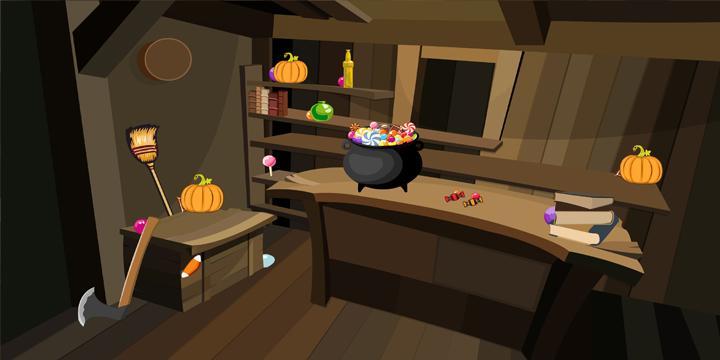 Halloween Candy Room Escapee
