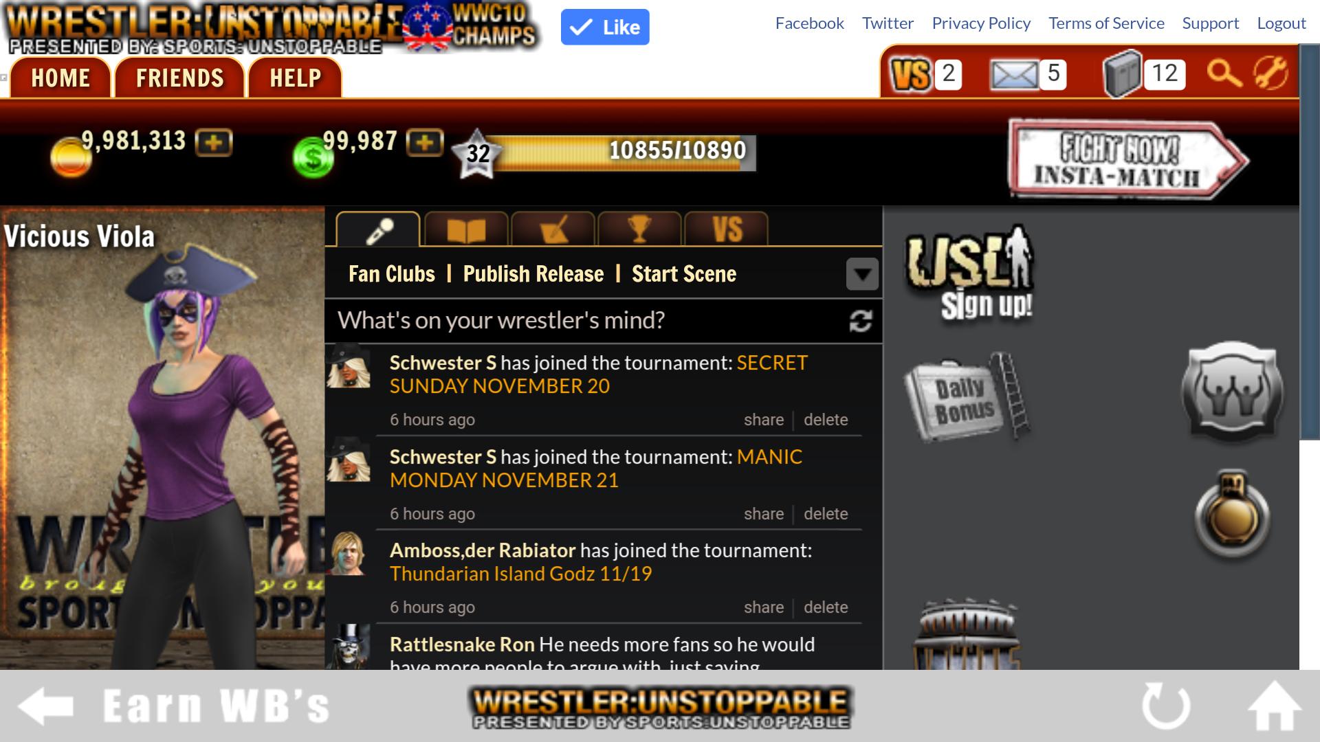 Wrestler: Unstoppable