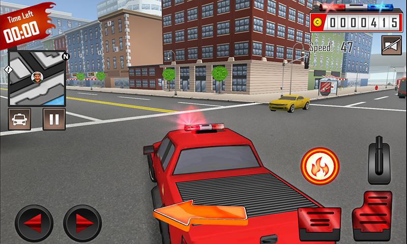 Fire Truck Racer: Chicago 3D