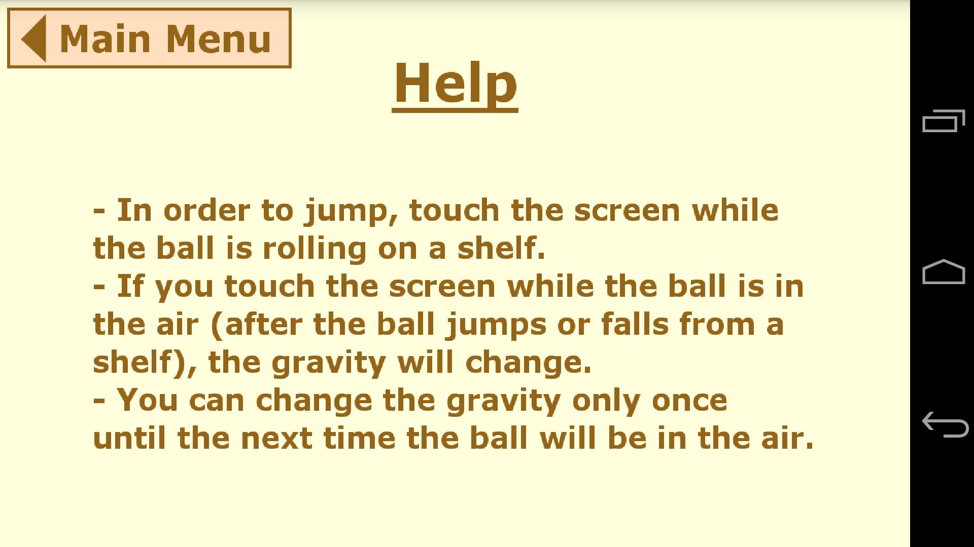 Changing Gravity: Jumping Ball