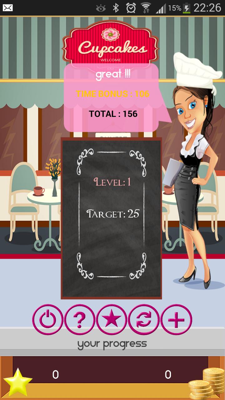 Cupcakes Shop Find Pairs Game