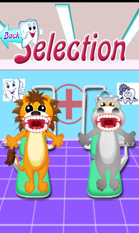 Pets dentist animal games