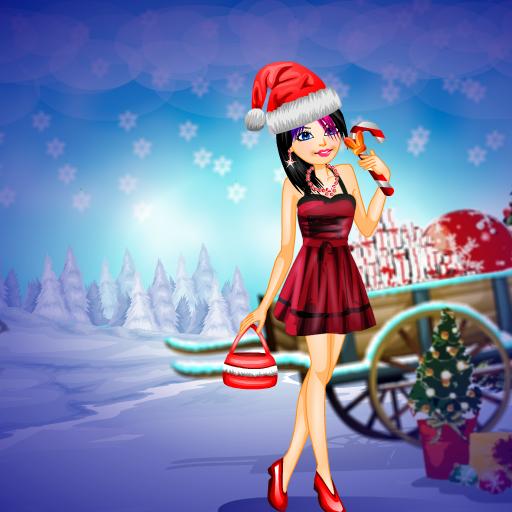 Christmas emo dressup