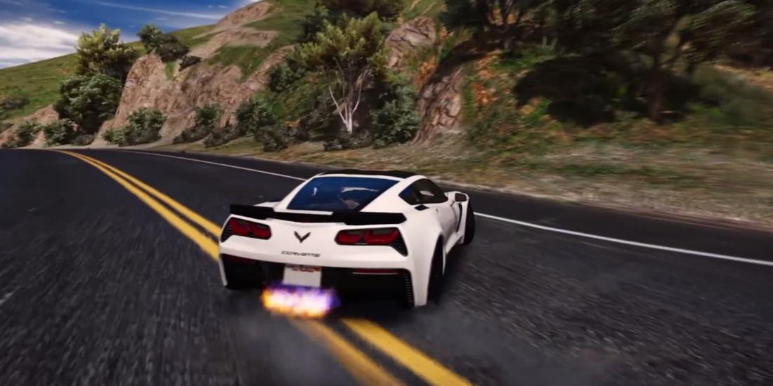 Corvette Driving Simulator 3D