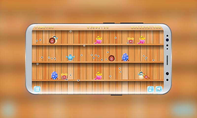 Food Target Shooter Gun