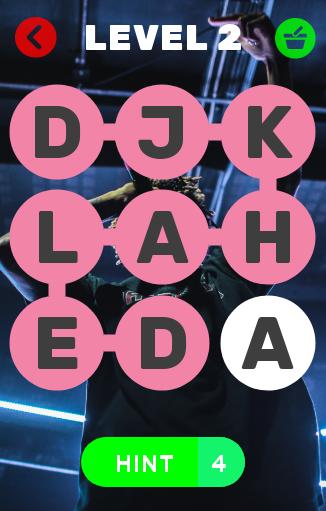 Find Words: Rapper Names