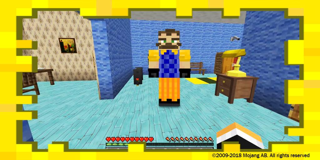 Who are you mr. NeighBor?! Map for MCPE!