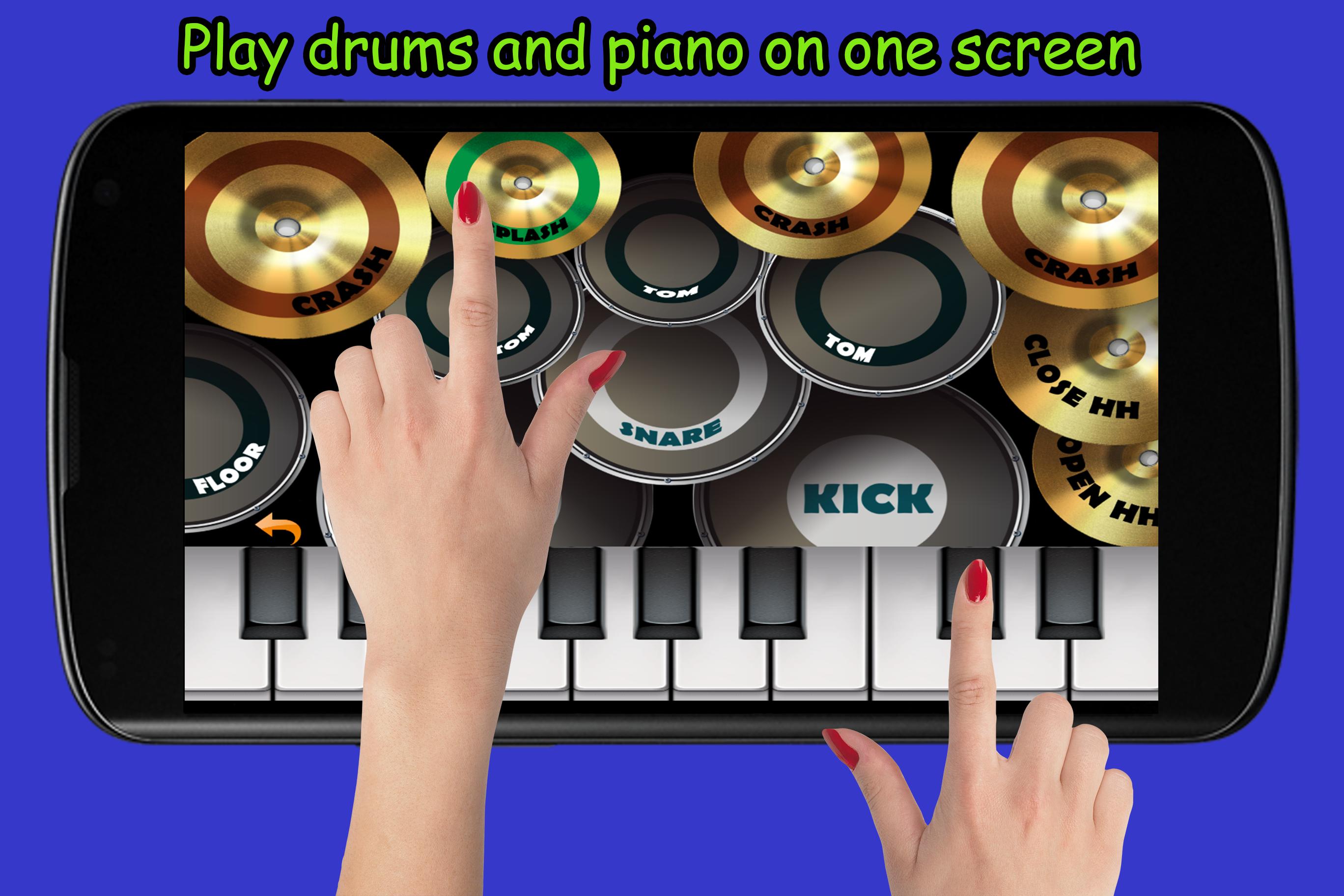 Blue Drum - Piano