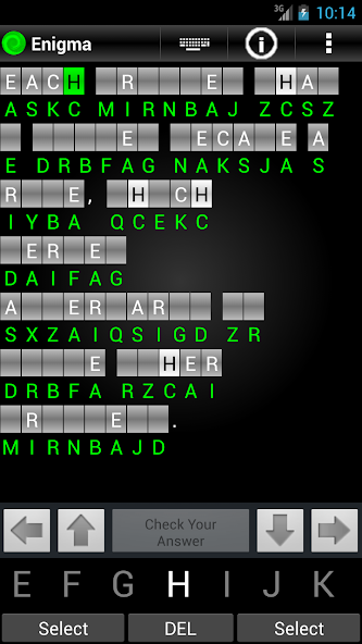 Enigma Trial - Cryptograms