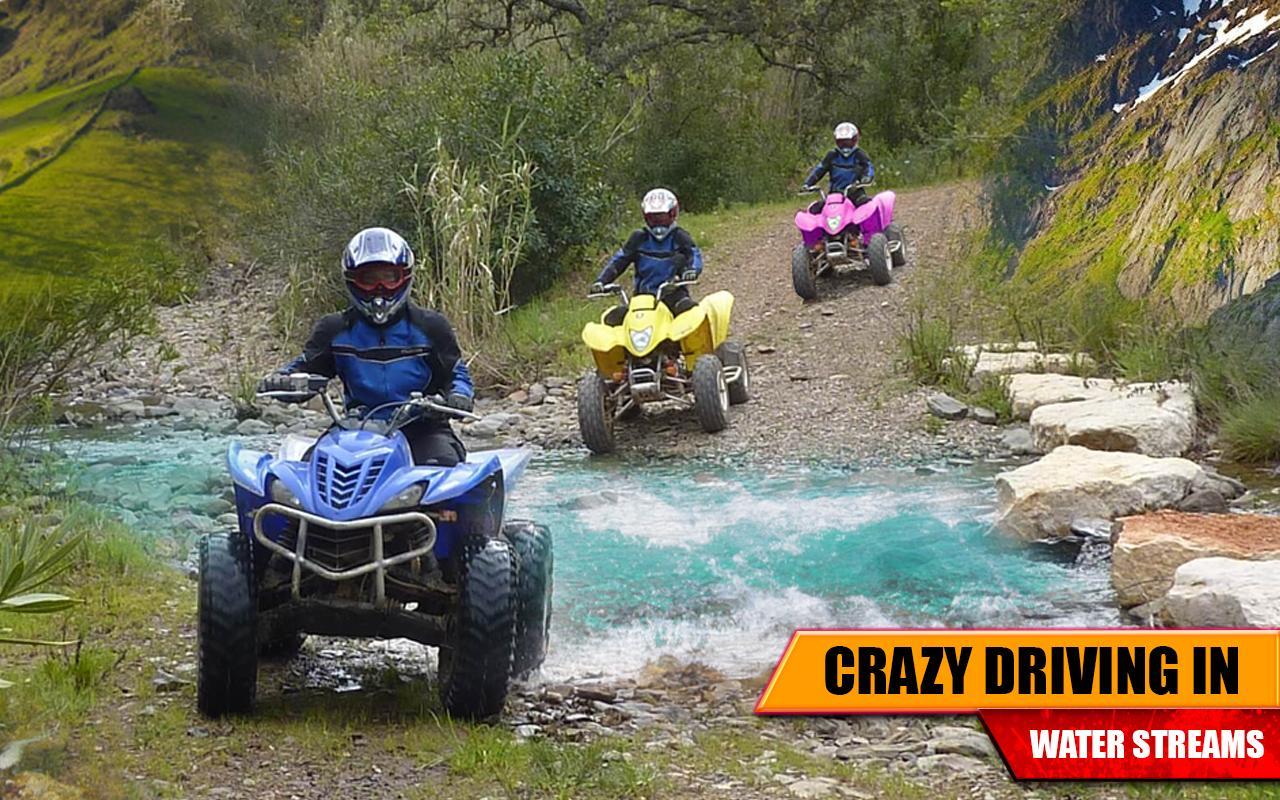 ATV Quad Bike Airborne Racing