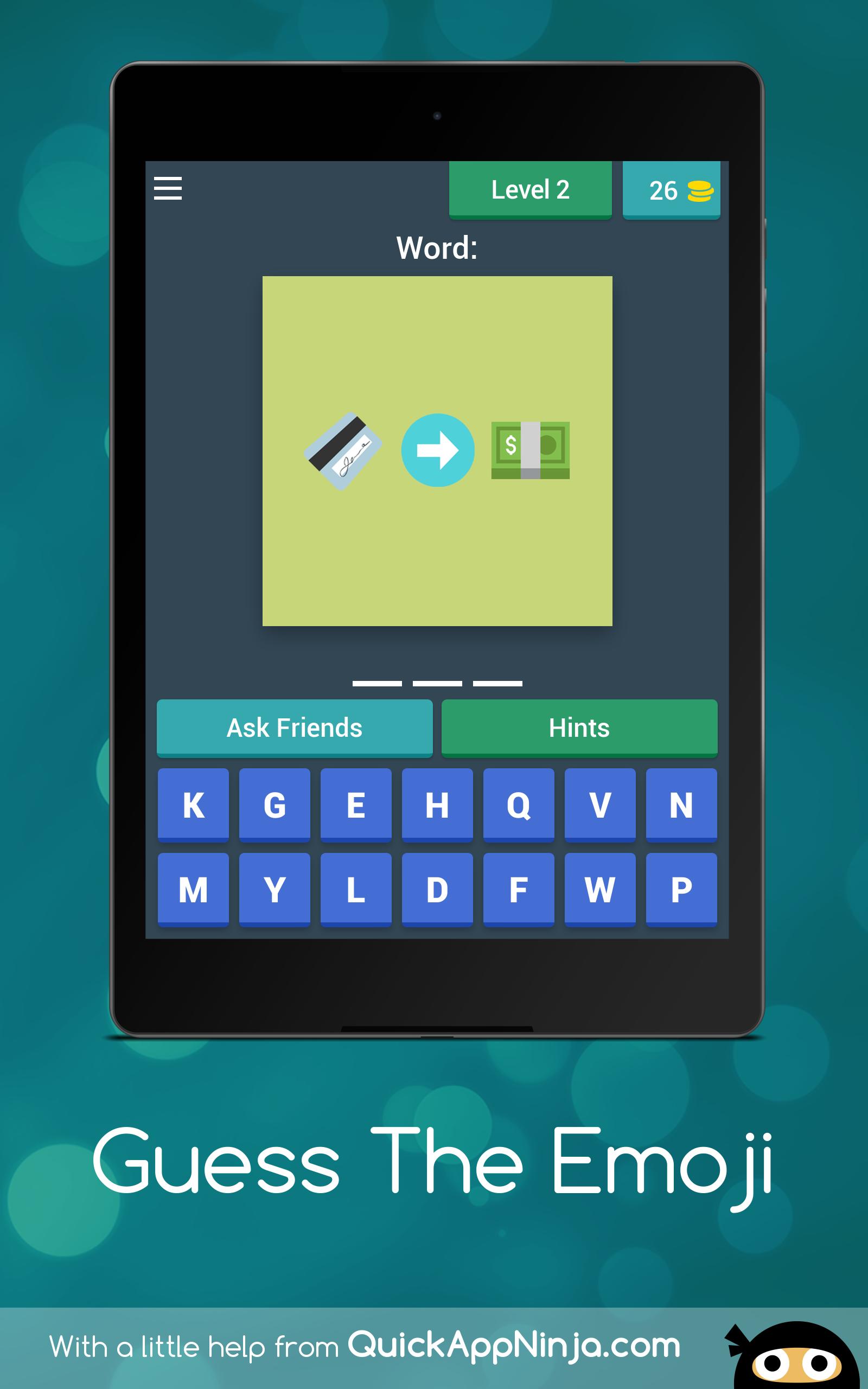 Emoji equals word